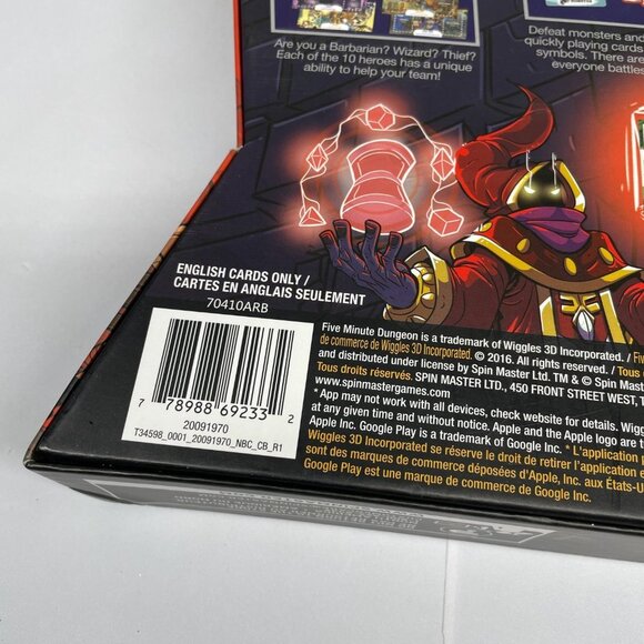 5-Minute Dungeon Boardgame 2016 Spinmaster 100% Complete Cooperative Card Game - Picture 11 of 11